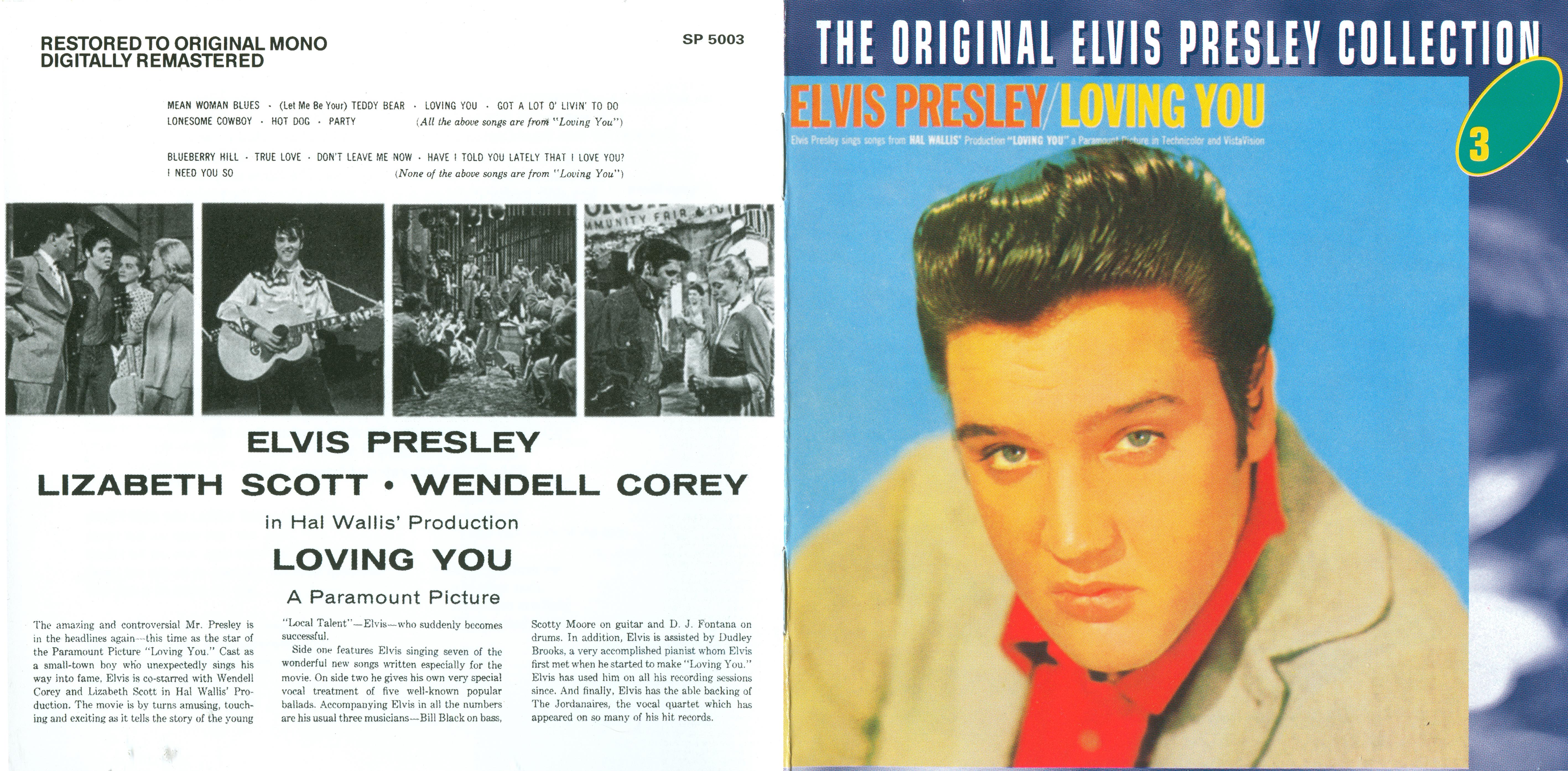 Elvis Presley  The Original Elvis Presley Collection 03; Loving You : Booklet
